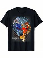 Disneyss Kingdoms Hearts Sora & Riku Chain Of Memories T-Shirt S įvairiaspalvis