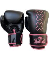 Bokso pirštinės Buffalo Outrage, juodos ir rožinės, 12 oz