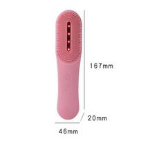 Elektrinis silikoninis veido valymo šepetėlis giliam porų valymui, šveitiklis, veido šveitimo šepetėlis, porų valymo įrankis, dropshipping 40# pink