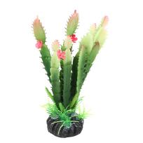 Simulation Plastic Cactus Plant Terrarium Reptiles Habitats Decoration Home Decor