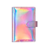 A6 Colorful Loose-Leaf PU Notebook & Budget Planner A6 blue