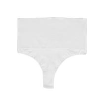 New Ultra-High Waist Tummy-Control Seamless Knickers for Women Thong Style Sensual Solid Colour Plus Size M beige