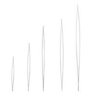 5 Piece Big Eye DIY Beaded Needle Opening Curved Needle Versatile Beading Tools 1