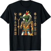 NEW LIMITED Egyptian Mythology Lover Crocodile Deity God Ancient Sobek Tee Shirt Unisex T-Shirt M