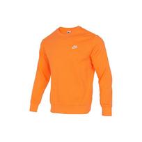 Nike Sportswear Club medvilninis džemperis su apvalia apykakle, oranžinis BV2667-885 L orange