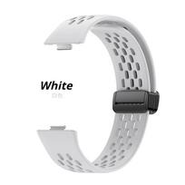 Magnetinis D lankstomas sagties silikoninis dirželis Huawei Watch Fit 5 Pro dirželis HUAWEI Fit 5/Fit 4/Fit3 sportiniam laikrodžiui Huawei Fit4/Fit4 Pro/Fit3 juoda
