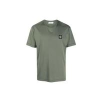 Stone Island Patch Logo T-Shirt Sage Men Tops Green 751524113-V0055 L