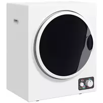 Mini skalbinių džiovintuvas 4 kg su 4 programomis, 2 kaitinimo lygiais, sterilizacija iki 65℃, 850W drabužiams