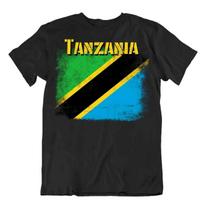 Tanzania flag Tshirt T-shirt Tee top city map rich agricultural resources gift S