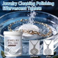 Jewelry Polish Effervescent Tablets for Cleaning and Restoring Shine Suitable for Various Jewelry Materials Easy to Use and Portable Container One Size gray