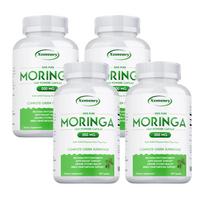 Moringa leaf capsules, 500mg, natural superfood, high in protein, multivitamins, and antioxidants, dietary supplement. 120*4