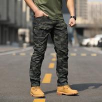 Vyriški al Joggers Lauko Ripstop Cargo Kelnės Darbo Drabužiai Žygiams Medžioklės Kelnės Vyriški gatvės drabužiai S juoda