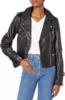 Women 100% Lambskin Motorcycle Biker Real Soft Handmade BLACK Leather Jacket S juoda