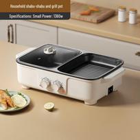Multifunctional Shabu-Shabu & Grill: High-Value Electric Steaming, Cooking, and BBQ Pot 1000+ units black
