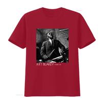 Art Blakey Jazz Music T Shirt All Size S 4XL Cotton Mens Vintage Paris 58 Design MR156 vintage Washed Stylish designer clothes S