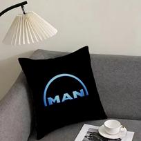 Klasikinis MManS Sunkvežimio Pagalvės Užvalkalas itin minkštas, odai draugiškas audinys, komfortas kaip debesyje, paslėptas užtrauktukas 30x30 cm black