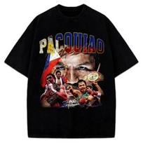 Manny Pacquiao Pacman Goat Boxing Vintage Style Graphic Design T-Shirt S