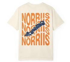 Lando Norris F1 marškinėliai, Formula 1 lenktynių grafinis marškinėlis 2XL white