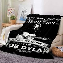 1pc addiction bob dylan Themed Printed Soft and Comfortable Home Blanket, Small Throw Blanket, Nap Blanket, Suitable as a Gift l066 80cmx120cm(31inx47in)