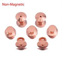 10Pcs Magnetic Clasp Brooch Locking Pin Backs Metal Pin Back Locking Pin Keepers Locking Clasp DIY Brooch Badge Jewelry Making 10pcs