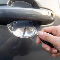 Automobilio durų rankenėlių apsauginė plėvelė Atspari įbrėžimams apsauginė lipdukų rinkinys Patvari skaidri apsauga nuo įbrėžimų transporto priemonės durų rankenėlėms One Size balta