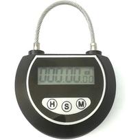 Elektroninis laikmatis Užraktai su laikmačiu Daugiafunkcis kelioninis užraktas Be įkrovimo Naudoti 3 metus (Juoda) juoda