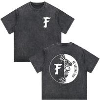 Forward Observations Group Be Seeing You Skeleton Vintage Washed T-shirt Men Clothing Fashion Gothic Oversized Casual T Shirt S įvairiaspalvis