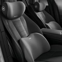 2 vnt Automobilio galvos atramos vietos atminties putplasčio galvos atramos juosmens pagalvėlė Transporto priemonės juosmens atramos pagalvė Automobilio juosmens pagalvė, skirta nuovargiui sumažinti biuro galvos atrama