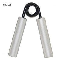 100-300LBS Metal Fitness Rankos dilbio riešo rankenos griebtuvas treniruoklio stiprintuvas 100lbs gray