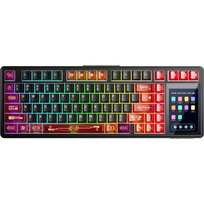 Klaviatūra Aula L99 (Juoda/Raudona) - Caramel Latte Switches