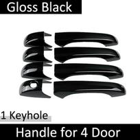 Fit for Chrysler Town And Country Voyager 2008~2016 Gloss Black Door Handle Cover Creative Stickers Trim Car Accessories Gadget 4Handle 1 Kyehole