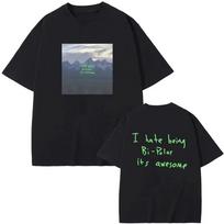 Rapper Kanye West Vultures I Hate Beiug Bi Polar Its Awesome Album Graphic T-shirt Men Women Crewneck T Shirts S