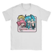 Triple Baka Kasane Teto Akita Neru VOCALOID Playlist Song T Shirt  100% Cotton Vintage T-Shirts  Short Sleeve Clothing S juoda