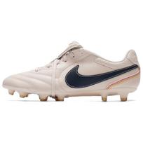 Nike Tiempo Ligera FG futbolo bateliai su smeigėmis kietai dangai Unisex Ekrū IQ0895-240 43