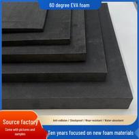 High-Density Shockproof EVA Foam Pad – 60° EVA Material for Packaging Box Liners & Bag Inserts 1m x 0.5m x 3mm Black 60°