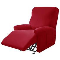 Recliner Sofa Cover Anti Slip Armchair Covers Split Sofa Slipcoves For Living Room Relax Lazy Boy Chair Covers purple