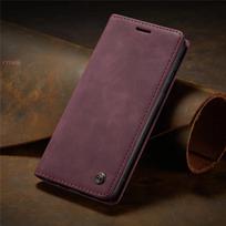 Retro atlenkiamas odinis dėklas OPPO Reno 12 13 Pro 12 F 13F telefonams Reno12 Reno13 Reno12F Reno13F Piniginė Kortelių dėklas Coque Fundas OPPO Reno12 5G vyno raudonos spalvos