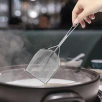 Square Fryer Skimmer Cooking Oil Strainer Fry Ladle Fine Mesh Utensil for Fried S