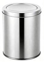Šiukšlių dėžė AVARD-12L nerūdijančio plieno chromas