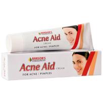 Bakson Acne Aid Cream 30gm X Pack of 3 | Homeopathy Skin Care for Pigmentation and Blemishes gray