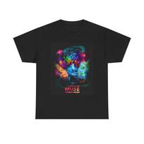 Muse Grafiniai marškinėliai Vintažiniai Retro Roko Prekės Apranga Unisex Storo Medvilnės Marškinėliai L