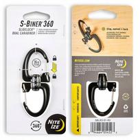 Nite Ize S-biner 360 Slidelock #3 dvigubas karabinas