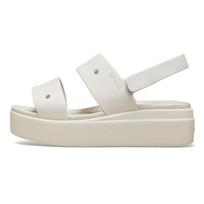 Crocs Comfortable Versatile Beach Sandals Women Sandals White Gray 210676-160 38-39 white