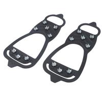 Ice Cleats Shoe Spikes Rubber And Steel Construction Outdoor Traction 8（40-45）