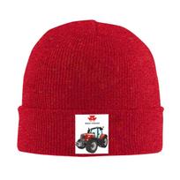 Massey Ferguson Traktorius Raudonas Traktorius Šilta Megzta Kepurė Žieminė Megzta Kepurė Be Pamušalo Beisbolo Kepuraitės Hip Hop Kepurės Unisex One Size red