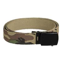 Mil-tec medvilninis diržas Woodland 130 cm