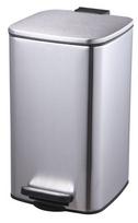 Šiukšlių dėžė AXEN-8L nerūdijančio plieno chromas
