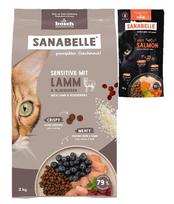 Kačių maistas Sanabelle Life Sensitive ėriena + sultinga lašiša, suaugusiems, jautriam virškinimui