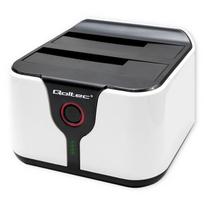 Docking dokas skirtas diskai hdd ssd 2.5" 3.5" sata iii usb 3.0 super greitis 5gb/s su klonavimas neprisijungus Qoltec