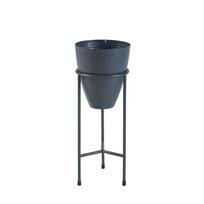 Gėlių stovas ASTEN PXFF-0201, metalinis, 40,5x16 cm, juodas